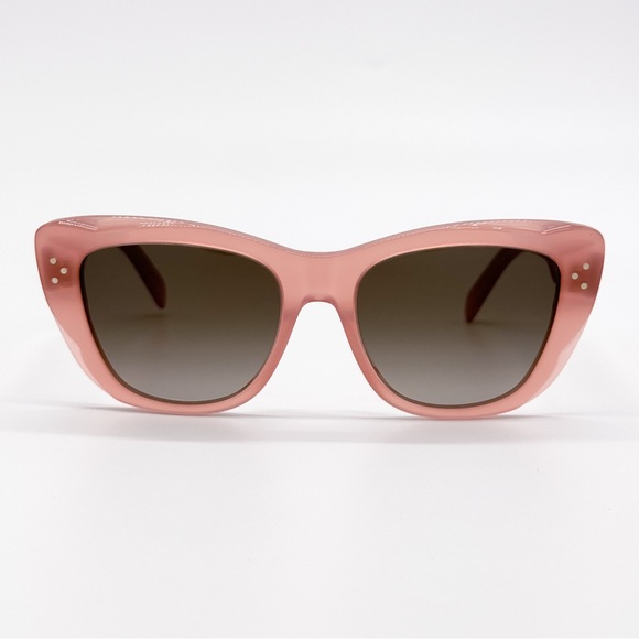 NEW CELINE CL40199I 74K SUNGLASSES BUTTERFLY PINK GREY WOMEN CELINE EYEWEAR - Picture 5 of 9